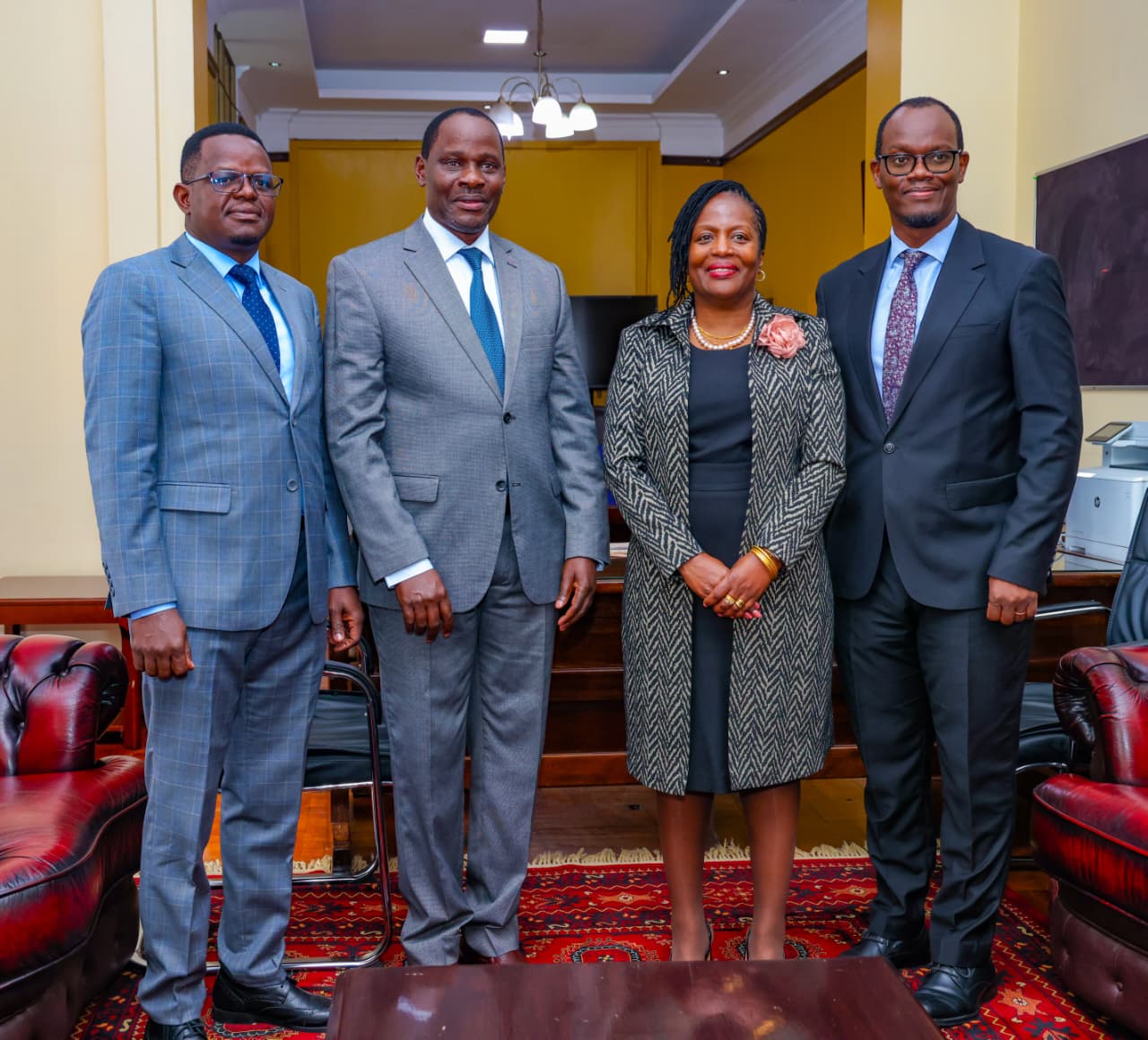 PS wagunda with Chief Registrar of the Judiciary Hon. Winfridah Mokaya.